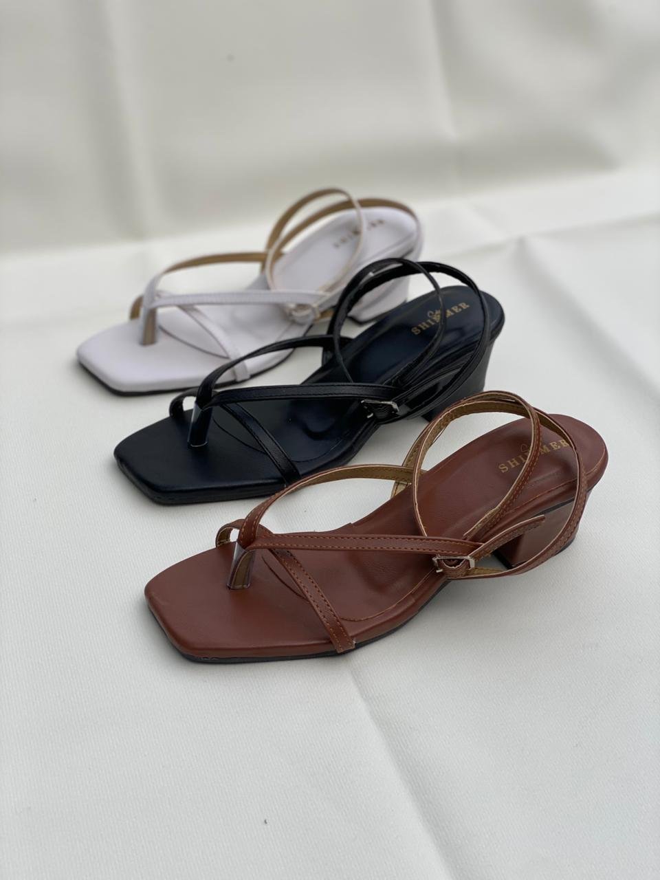 Cassi flip flops back straps support Heel