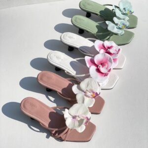 Spring orchid heels