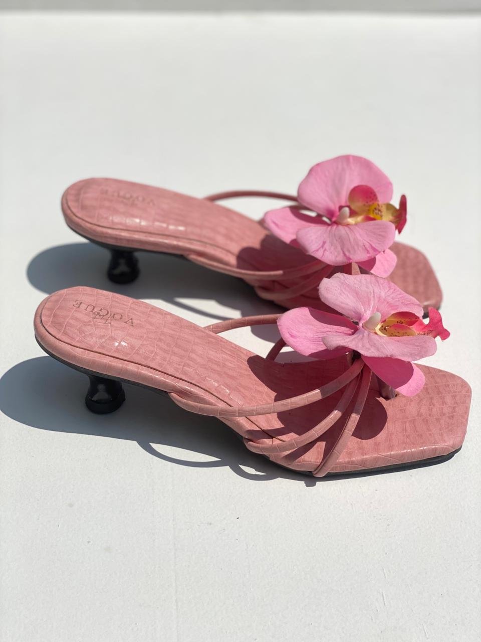 Spring orchid heels