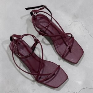 Bella Maroon Heel