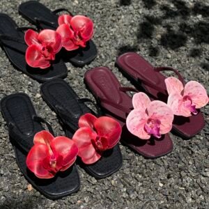 Flip Flop Floral Flat