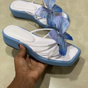 Blue Butterfly Wedge